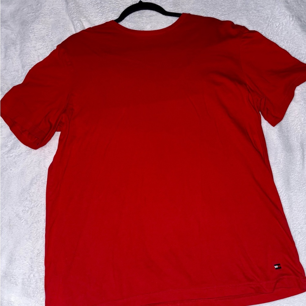 Tommy Hilfiger Red Short Sleeve Tee